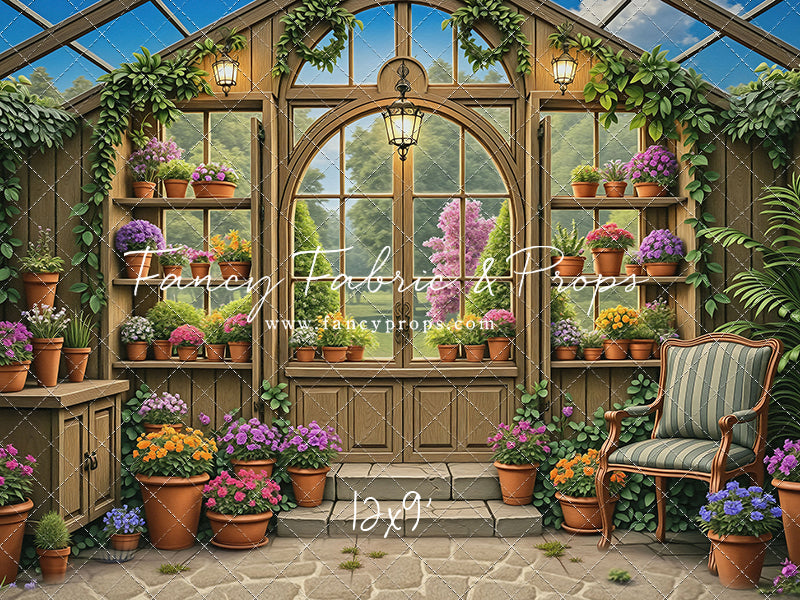 Violet Lavender Greenhouse - With Sweep Option