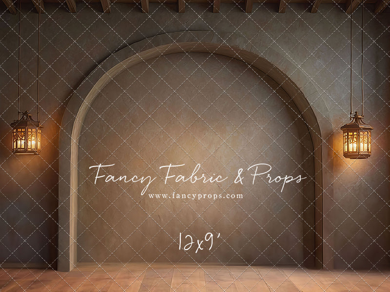 Warm Amber Alcove - With Lights - With Sweep Option