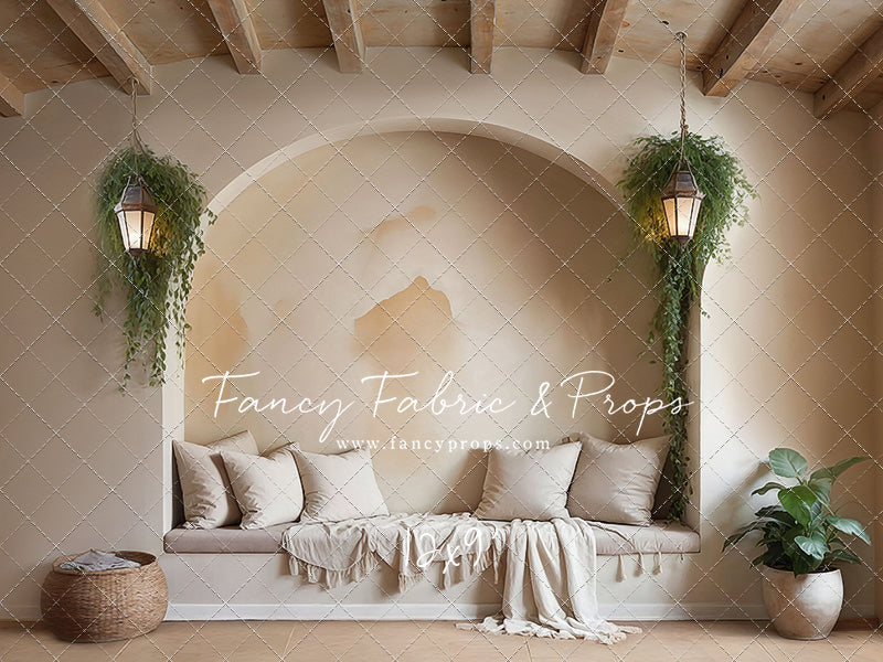 Warm Beige Comforts - Tile Floor - With Sweep Option