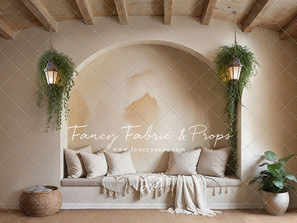 Warm Beige Comforts - Wood Floor - With Sweep Option