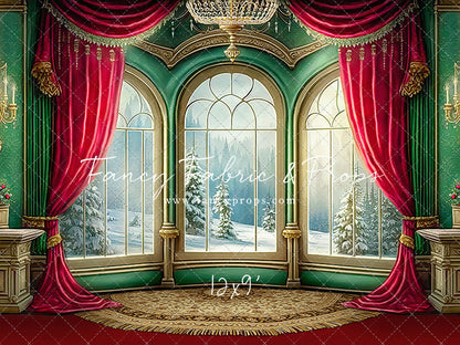 Warm Loving Holiday - Red Carpet Option - with Sweep Option