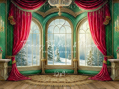 Warm Loving Holiday - Wood Floor Option - with Sweep Option