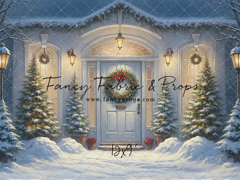 White Christmas Welcome - With Sweep Option