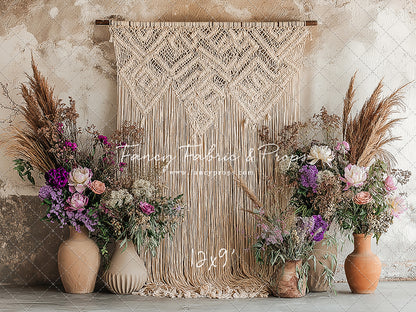 Wildflower Macrame - With Sweep Option