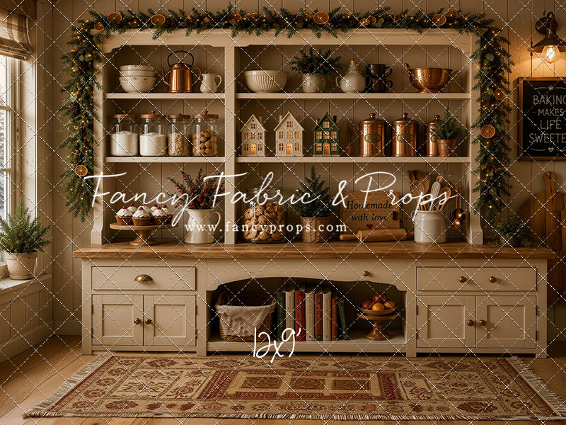 Yuletide Baking Shelf - With Sweep Option