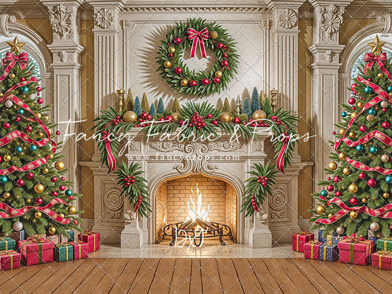 Yuletide Hearth - with Sweep Option