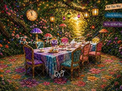 Blooming Garden Tea Party - With Sweep Option