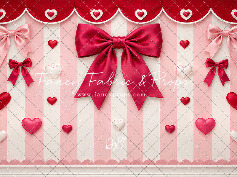 Bow Tied Valentine Wall - With Sweep Option