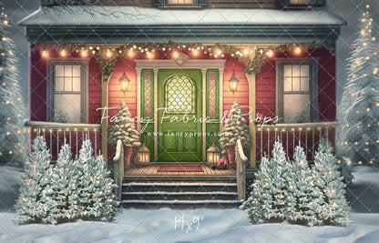 Merry Porch Greetings - Extra Lights - with Sweep Option