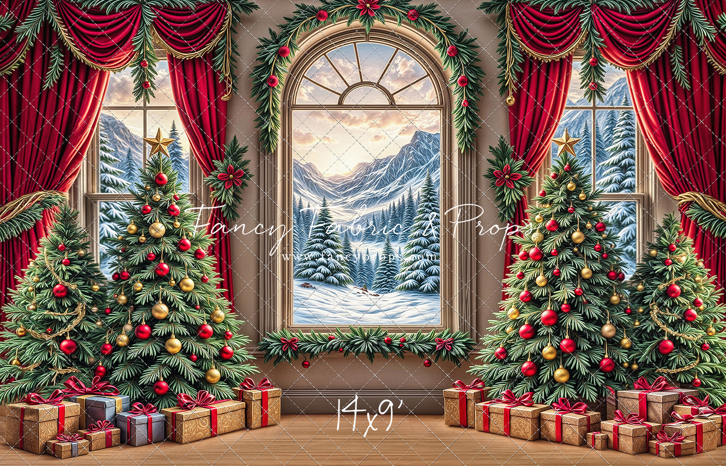 Snowfall Symphony Room - with Sweep Option