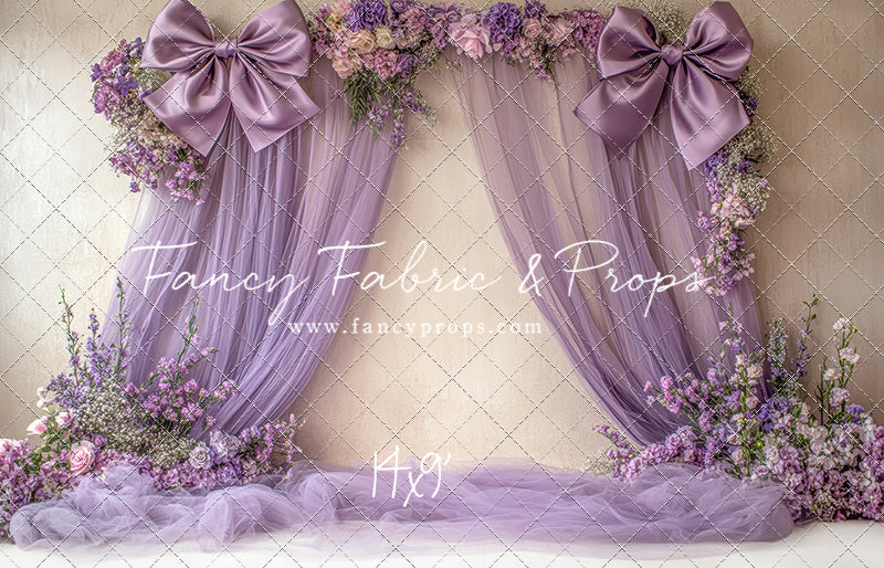 Amethyst Bow Blooms - With Sweep Option