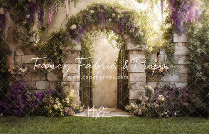 Amethyst Garden Gate - With Sweep Option