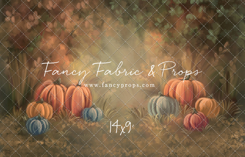 Autumn Pumpkin Paradise - With Sweep Option