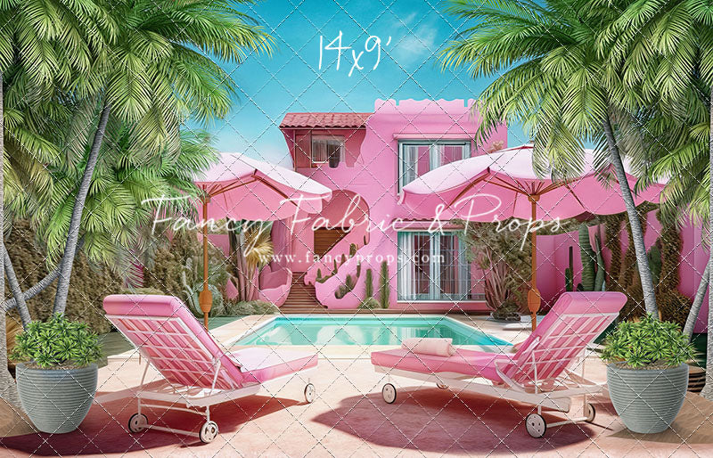 Barbie's Poolside Vacation - Pavement Floor - With Sweep Option