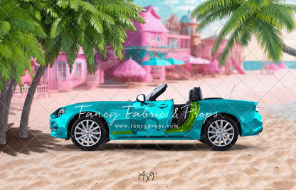 Beach Convertible -Teal Blue - With Sweep Option