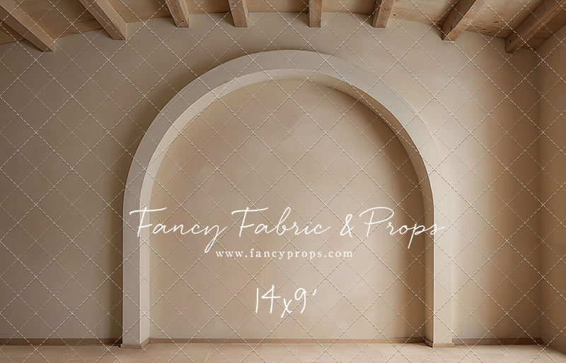 Beige Elegant Arch - Tile Floor - With Sweep Option