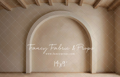 Beige Elegant Arch - Tile Floor - With Sweep Option