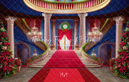 Belle's Royal Staircase - Red Carpet - With Sweep Option