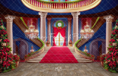 Belle's Royal Staircase -Wood Floor - With Sweep Option