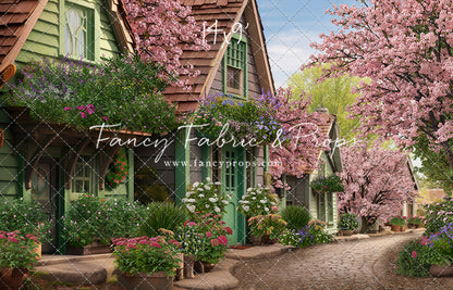 Blossoming Spring Country Road - With Sweep Option