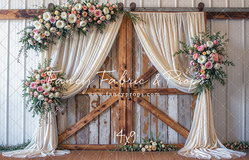 Blossoming Birch Barn - With Sweep Option