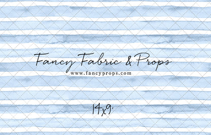 Blue Watercolor Stripes