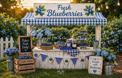 Blueberry Patch Market - With Sweep Option