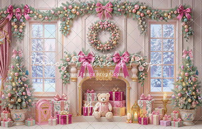 Blush Holiday Hearth - with Sweep Option