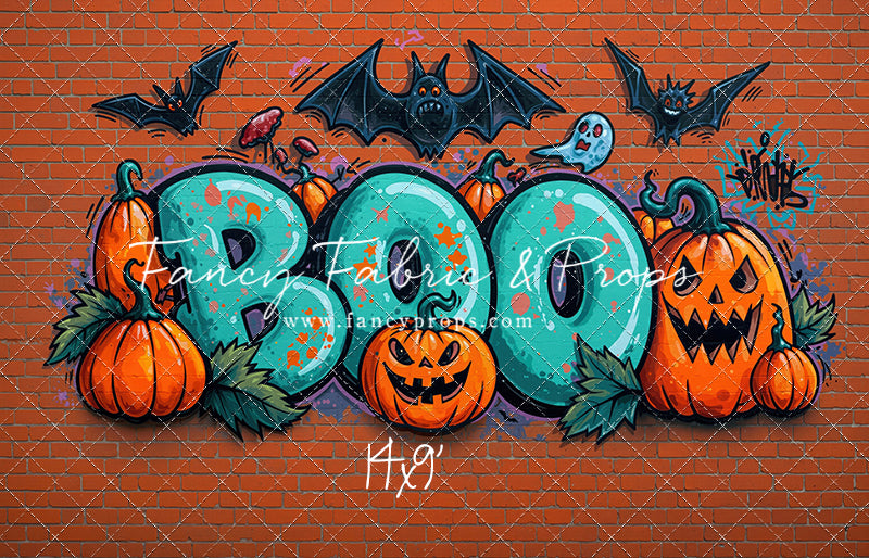 Boo Crew Graffiti Wall - With Sweep Option