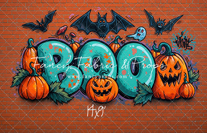 Boo Crew Graffiti Wall - With Sweep Option