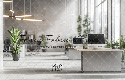 Bright & Modern Workspace - With Sweep Option