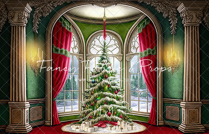 Cathedral Christmas - Red Carpet Option - with Sweep Option