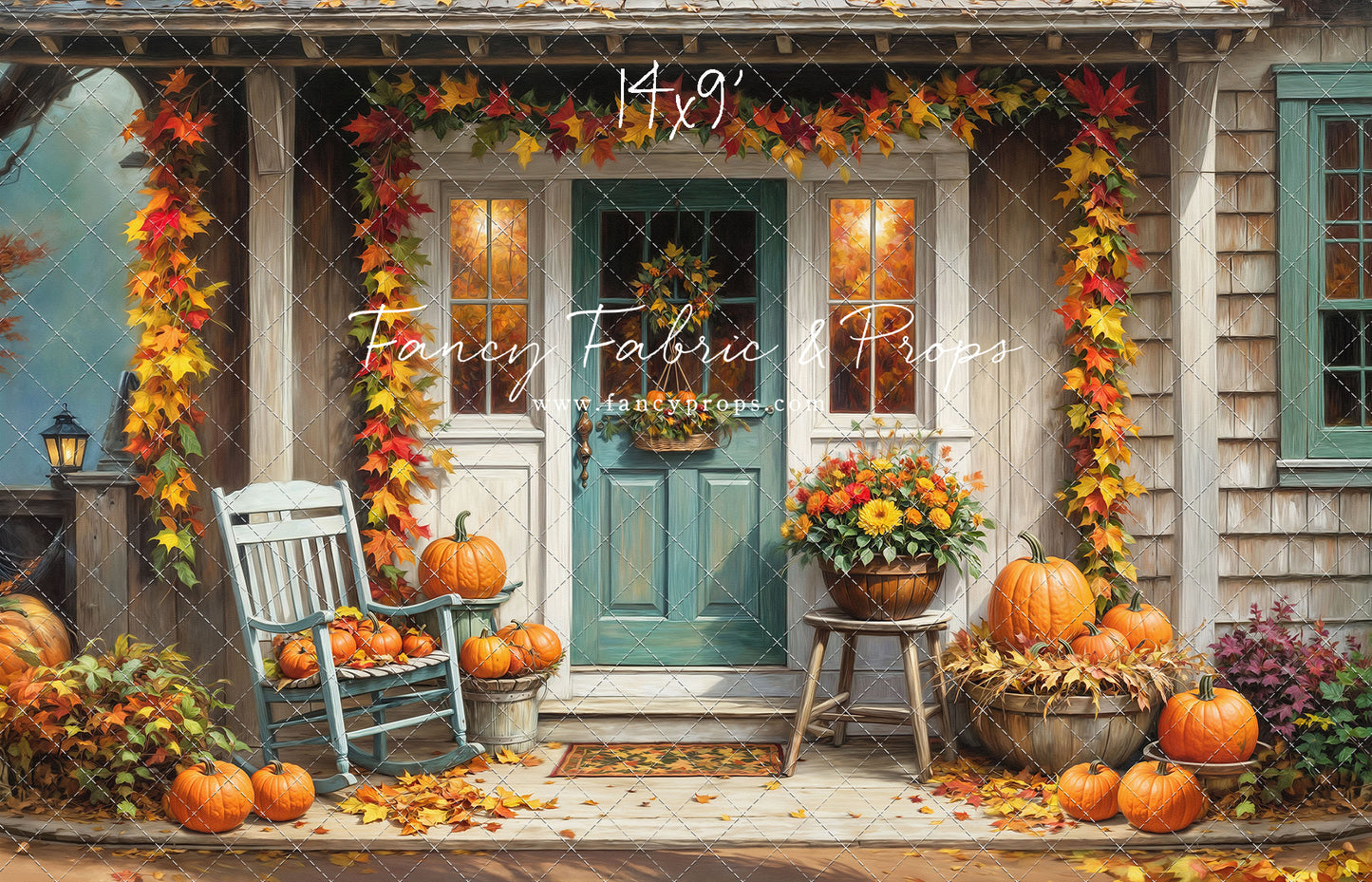 Charming Autumn Porch - With Sweep Option