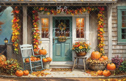 Charming Autumn Porch - With Sweep Option