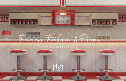 Cherry Cream Diner - With Sweep Option