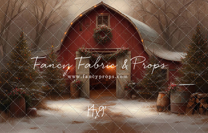 Christmas Barn Glow - with Sweep Option