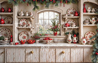 Christmas China Cabinet - With Sweep Option