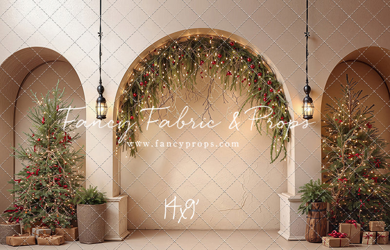 Christmas Courtyard Arch - With Sweep Option