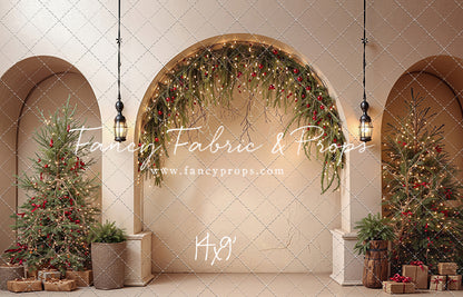 Christmas Courtyard Arch - With Sweep Option