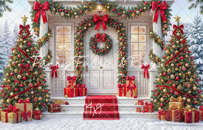 Christmas Front Porch Classic - With Sweep Option
