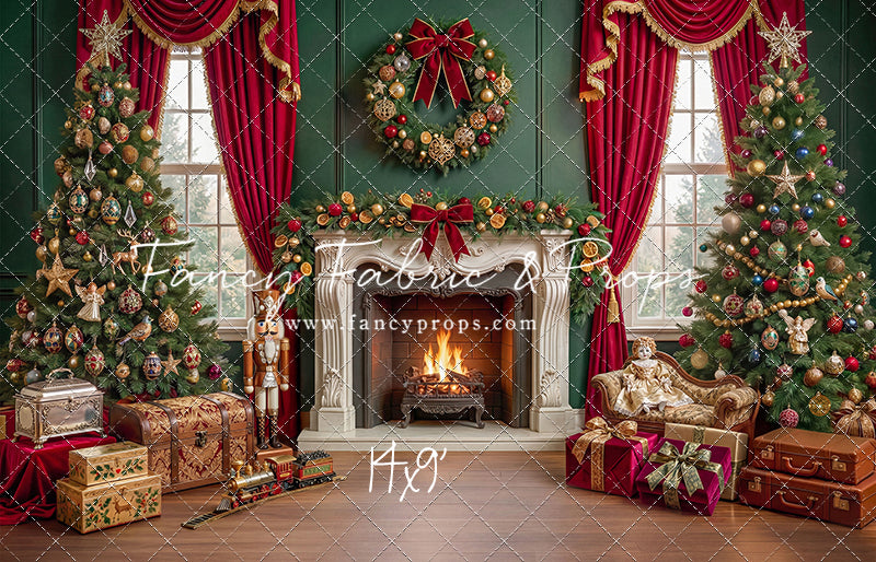 A Christmas Keepsake Parlor - with Sweep Option