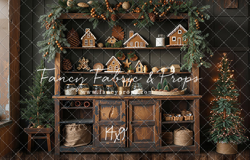 Christmas Kitchen Charm - With Sweep Option
