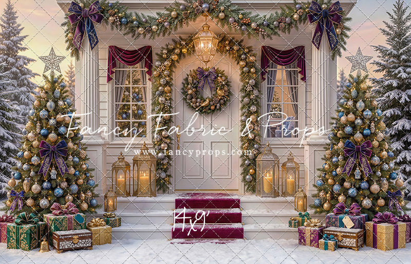 Christmas Plum Home - With Sweep Option