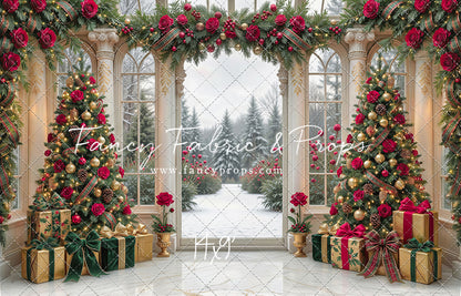 Christmas Rose Gala - with Sweep Option