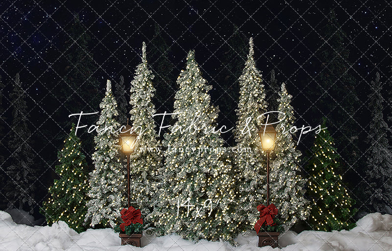 Christmas Cottage Trees