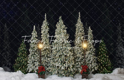 Christmas Cottage Trees