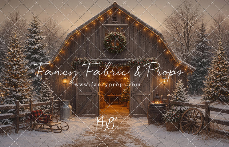 Christmas In The Timber Barn - with Sweep Option