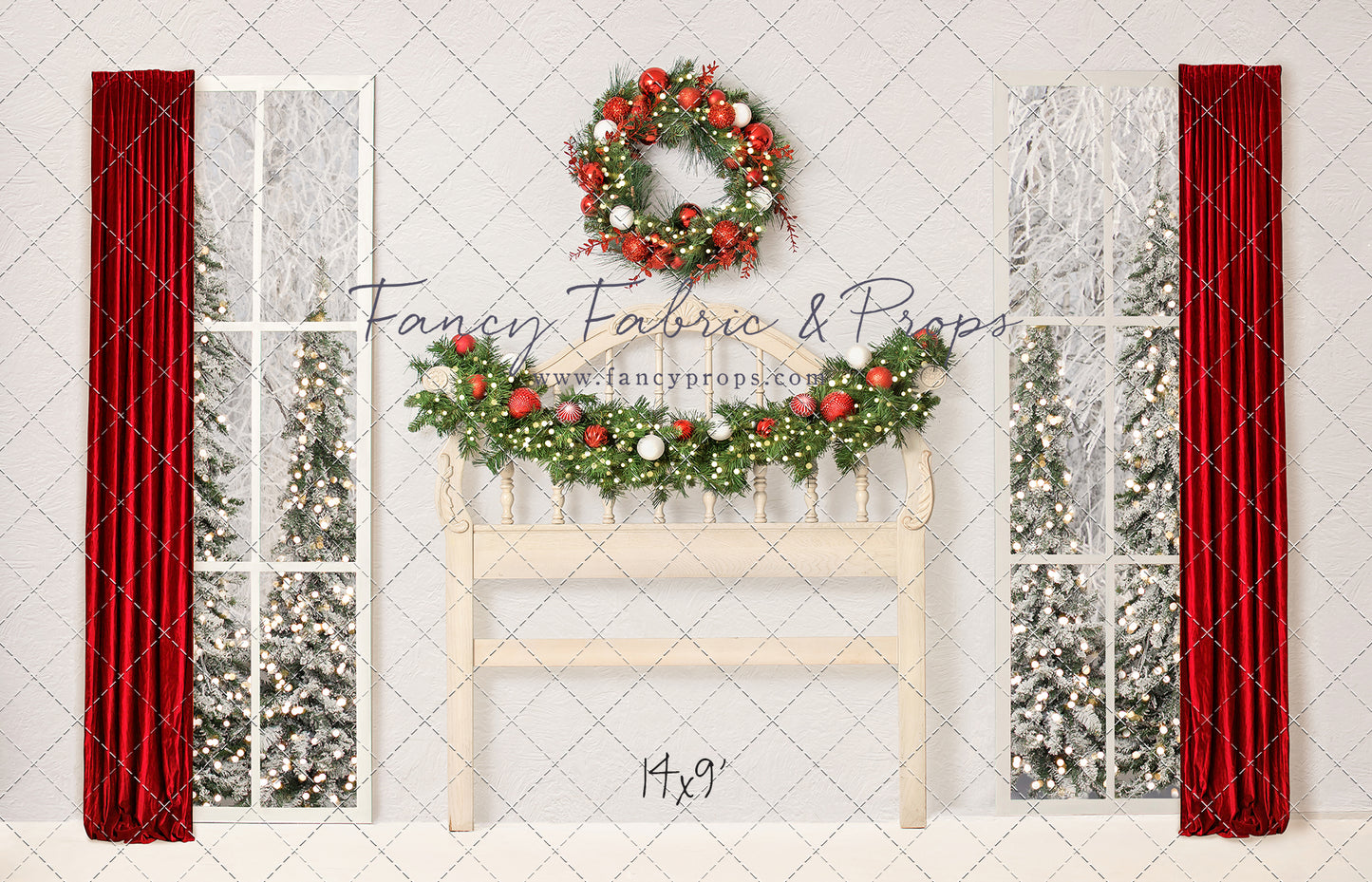 Classic Christmas Headboard