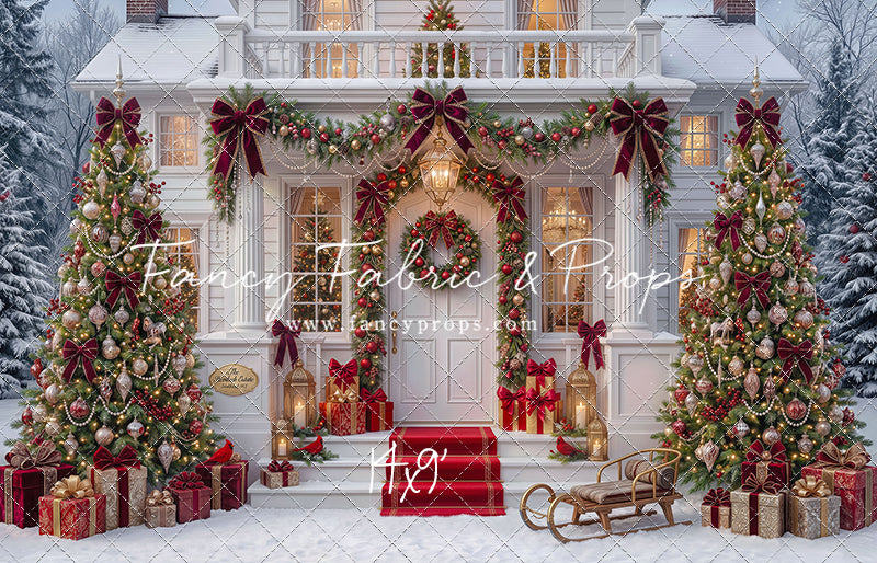 Classic Christmas House - With Sweep Option