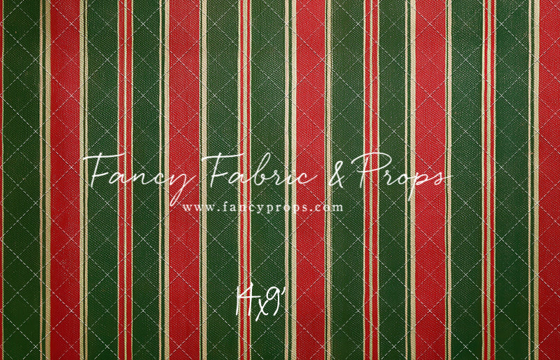 Classic Christmas Stripe - With Sweep Option